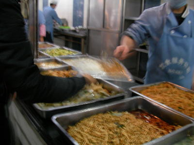 中国　学食